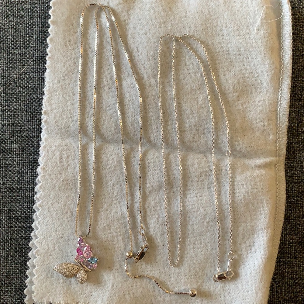 Kay’s Butterfly Necklace/ Adjustable Chain